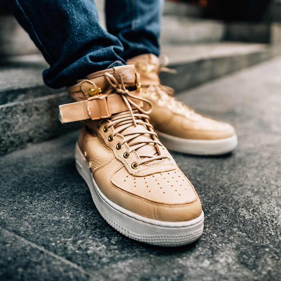 Nike Sf Af1 Mid Tan 1