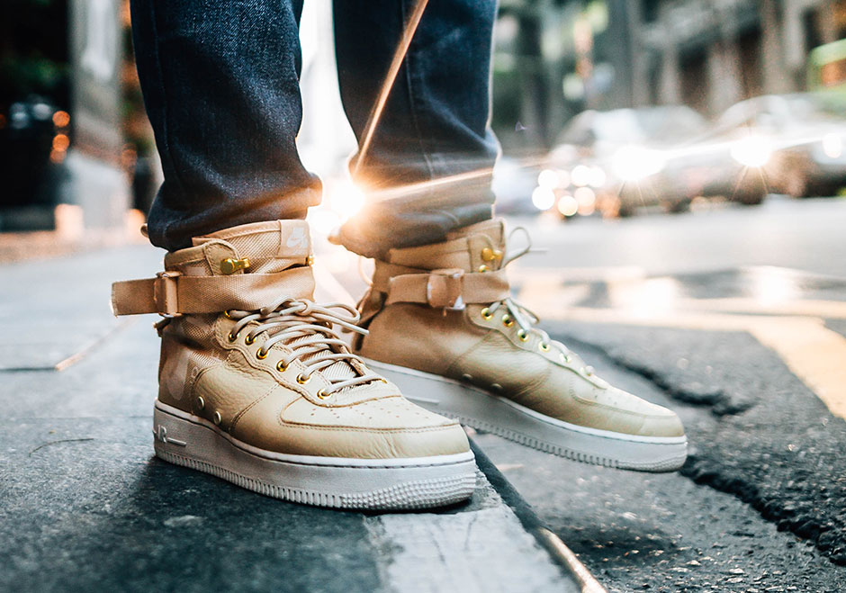 Nike Sf Af1 Mid Tan