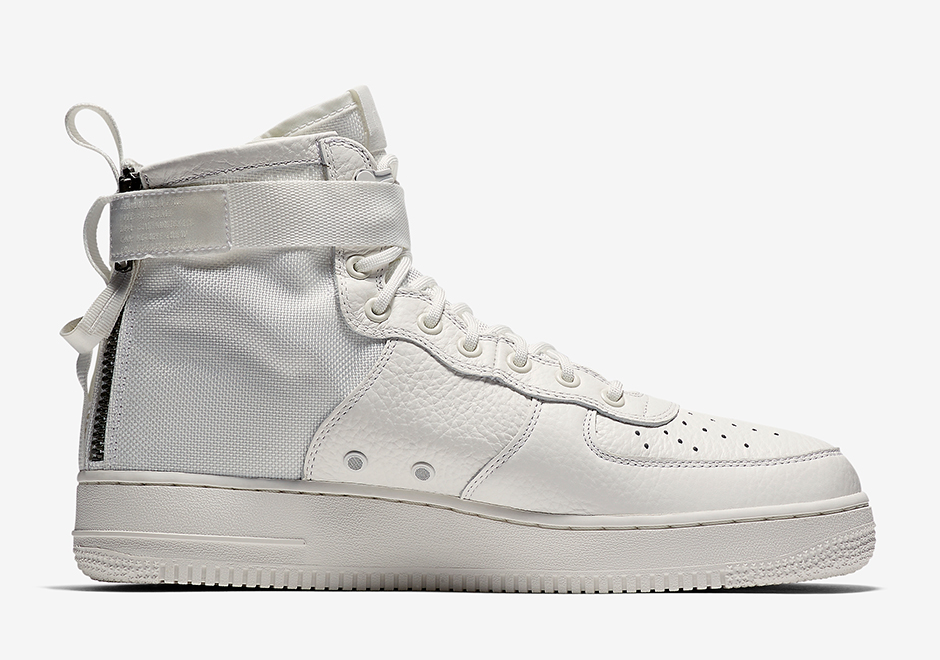 Nike Sf Af1 Mid Triple Ivory Release Date Aa6655 100 03