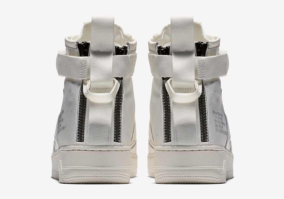 Nike Sf Af1 Mid Triple Ivory Release Date Aa6655 100 05