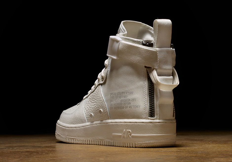 Nike Sf Af1 Mid Triple Ivory Release Date Aa6655 100 07