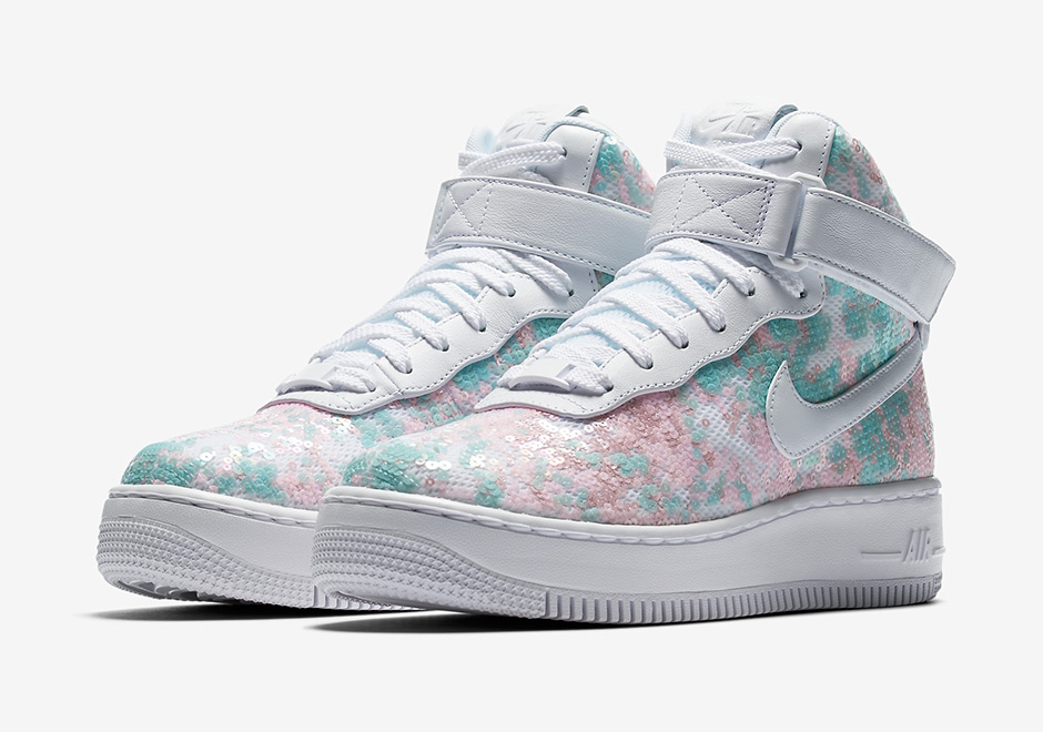 Nike Wmns Air Force 1 Upstep Hi Sequins 2