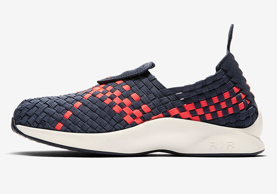 Nike Wmns Air Woven Thunder Blue Solar Red 3