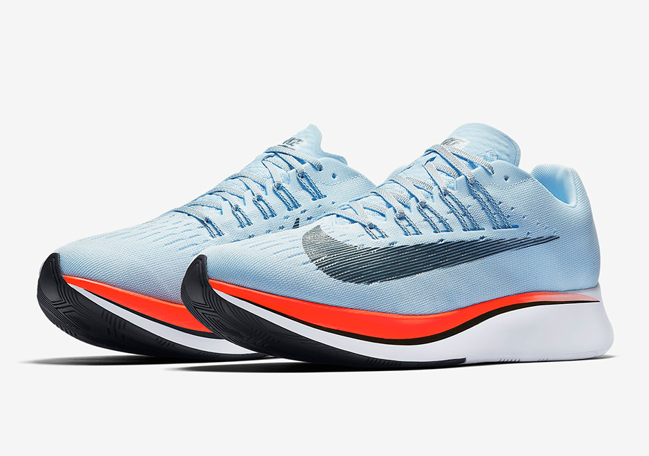 Nike Zoom Fly Ice Blue Bright Crimson University Red Blue Fox 880848 401 2