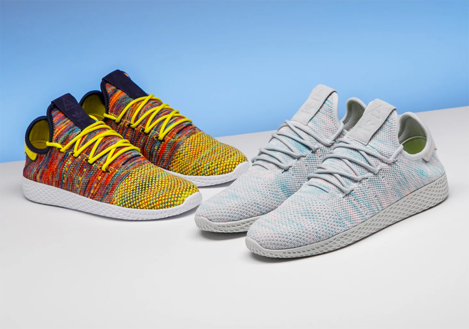 Stadium Goods Offers Detailed Look At Upcoming Pharrell x adidas Tennis Hu Colorways