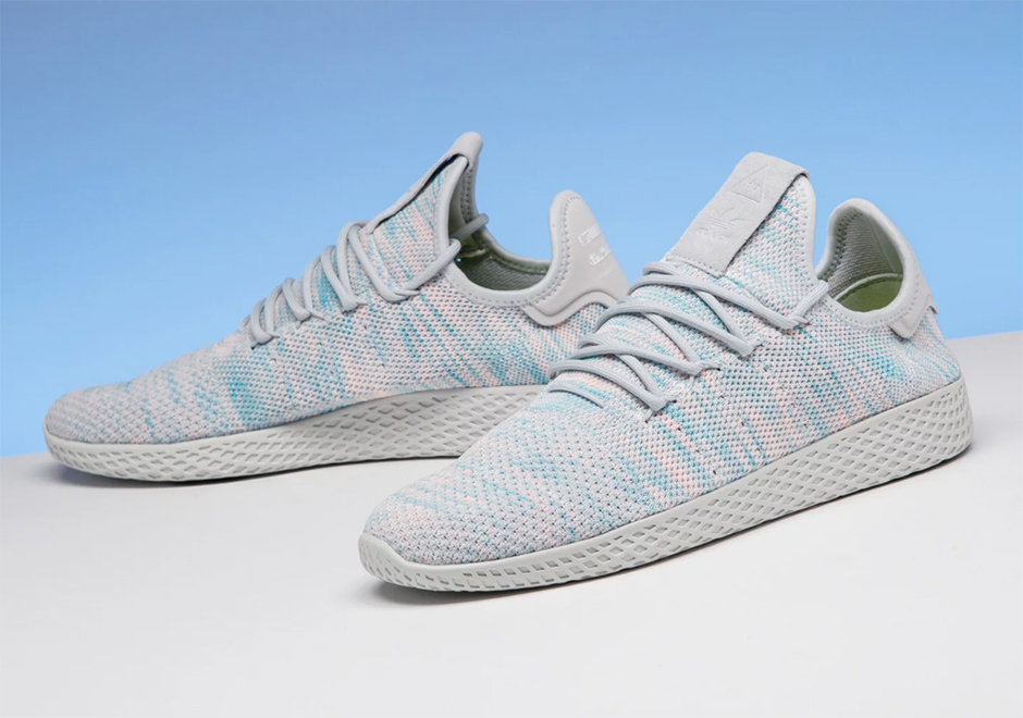 Pharrell Adidas Tennis Hu Multi Color Detailed Preview 03