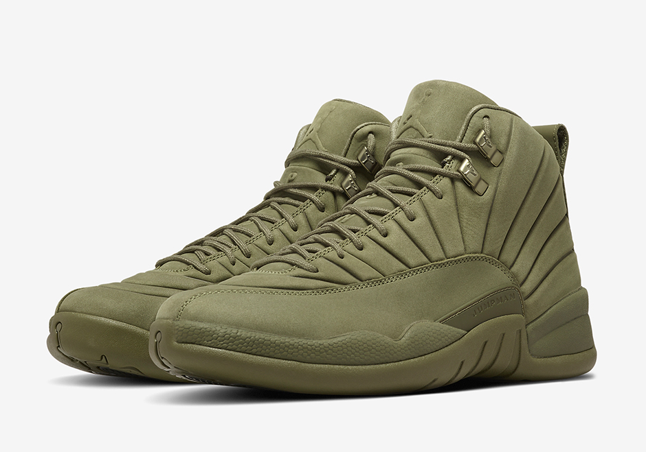 Psny Air Jordan 12 Milan Olive Aa1233 200 01