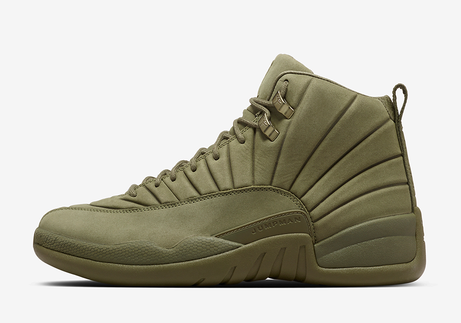 Psny Air Jordan 12 Milan Olive Aa1233 200 02