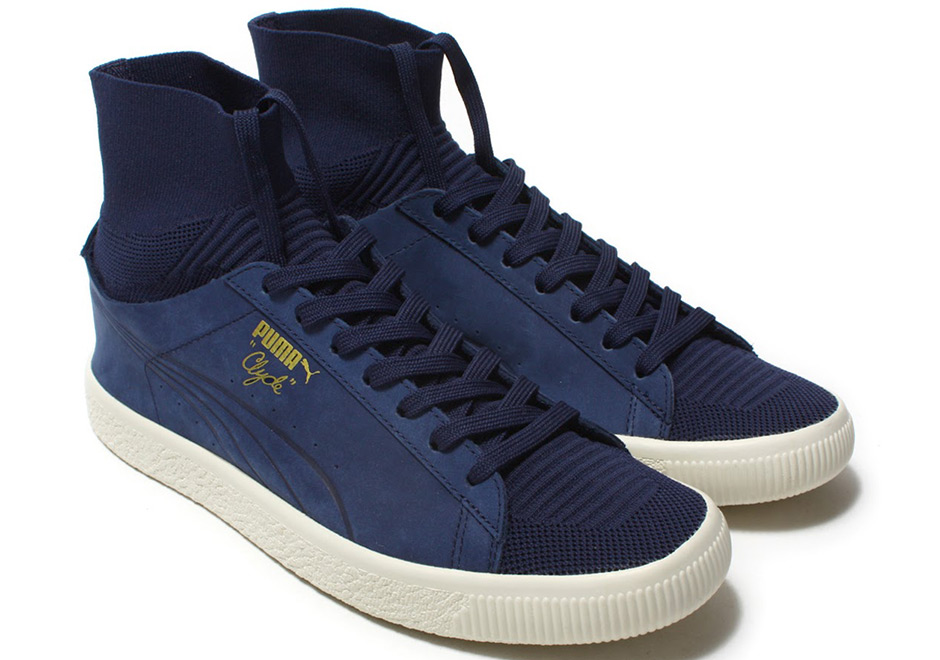 Puma Clyde Sock Select Navy 2