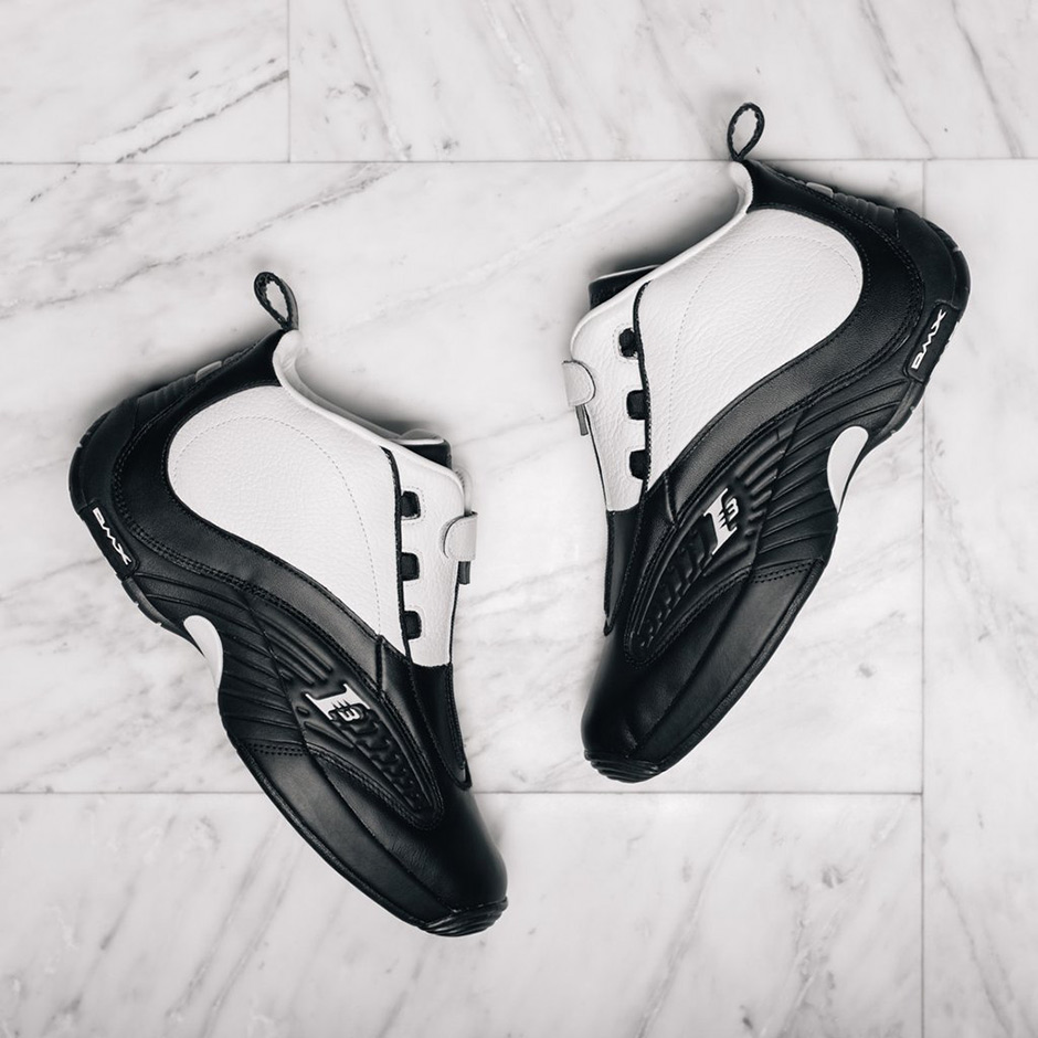 Reebok Answer Iv White Black Stepover 1