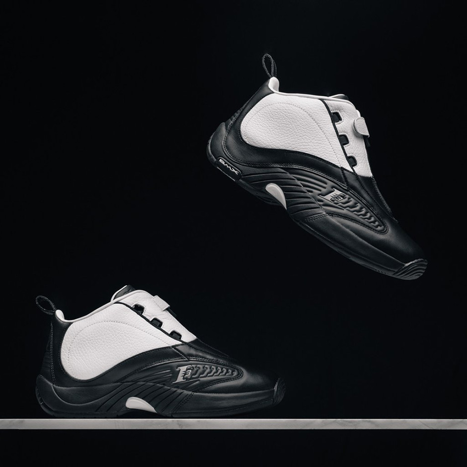 Reebok Answer Iv White Black Stepover 2