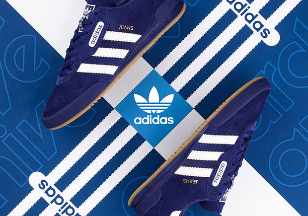 Size Exclusive Adidas Jeans Super Blue Suede 1