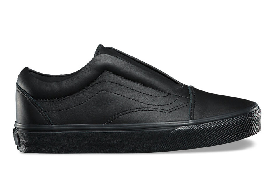 Vans Old Skool Laceless Dx Leather Black 1