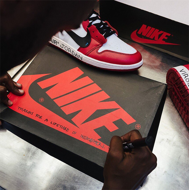 Virgil Abloh Air Jordan 1 Michael Jordan 4