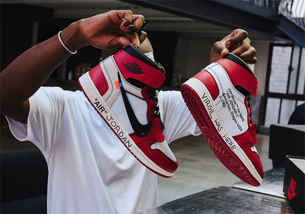 Virgil Abloh Customizes OFF WHITE x Air Jordan 1 For Michael Jordan