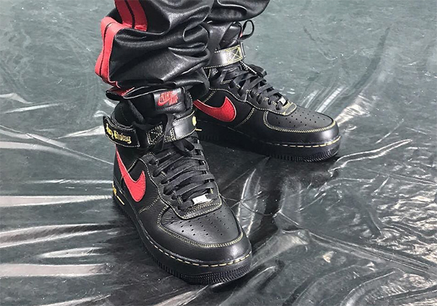 Vlone Nike Air Force 1 High Collection Runway 1