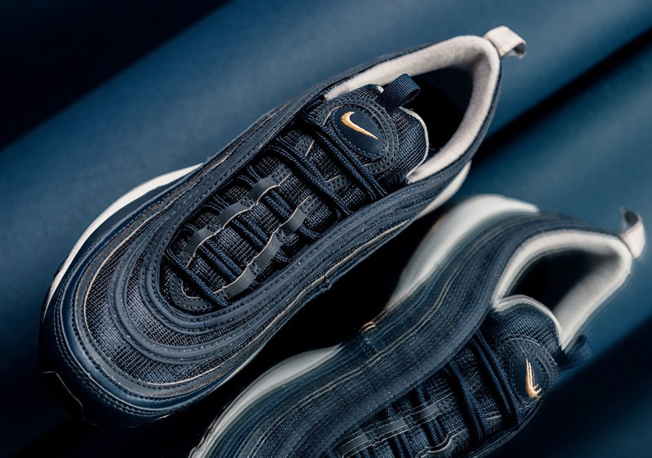 Nike Air Max 97 Midnight Navy Metallic Gold  3