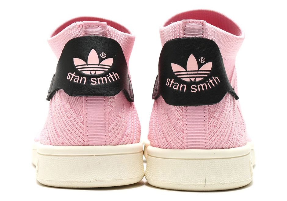 adidas Stan Smith Sock Primeknit Releasing In Pink