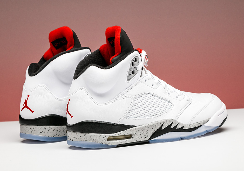 Air Jordan 5 White Cement Available Early Stadium Goods 136027 104 3