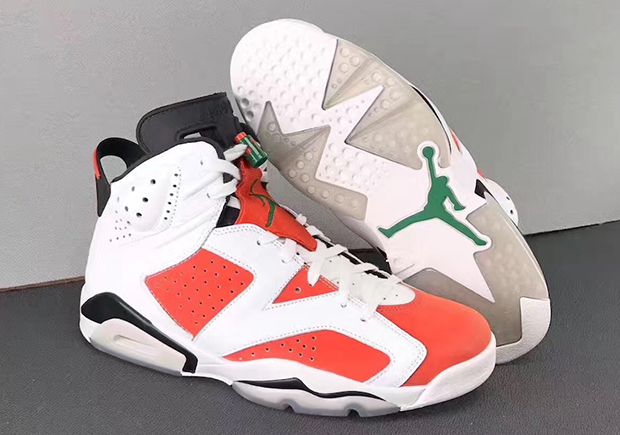 Air Jordan 6 Gatorade Detailed Images October 2017 04