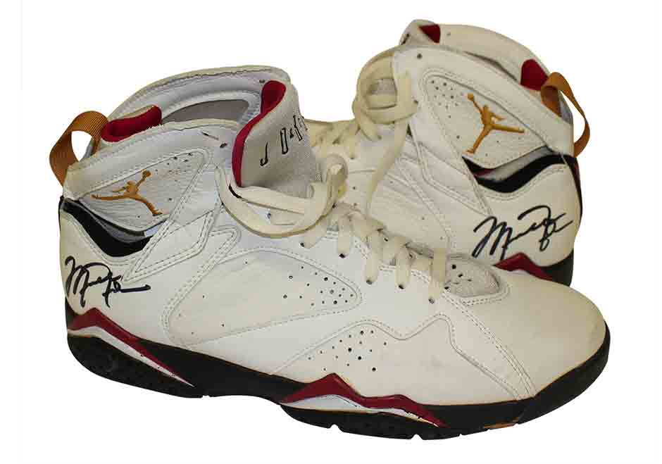 Michael Jordan's Autographed Game-Worn Air Jordans From 1992 Are Up For Auction