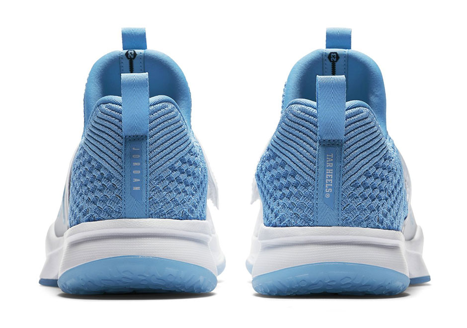 Jordan Trainer 4 Flyknit Unc Tar Heels 2