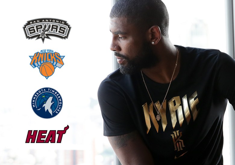 Imagining The Nike Kyrie 3 In Spurs, Timberwolves, Knicks, And Heat Colors