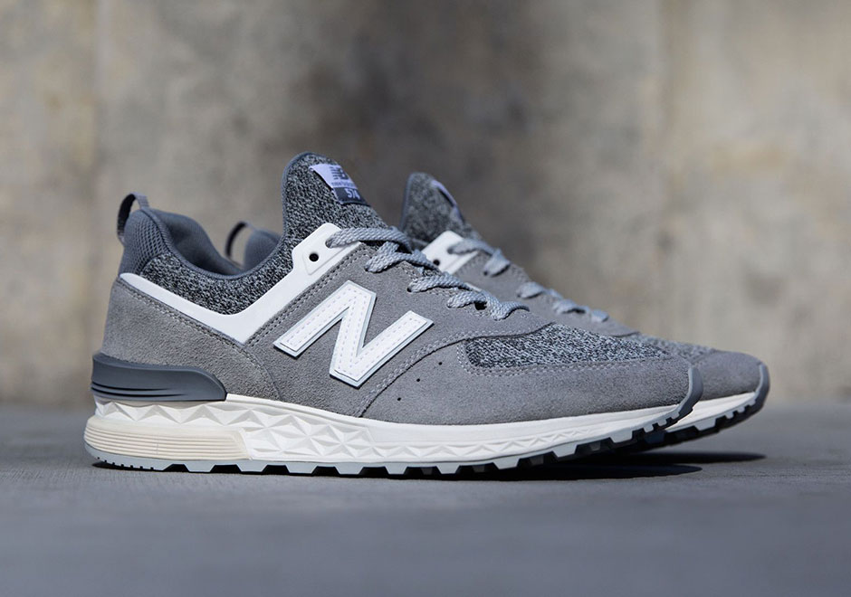 New Balance 574 Sport Suede Grey