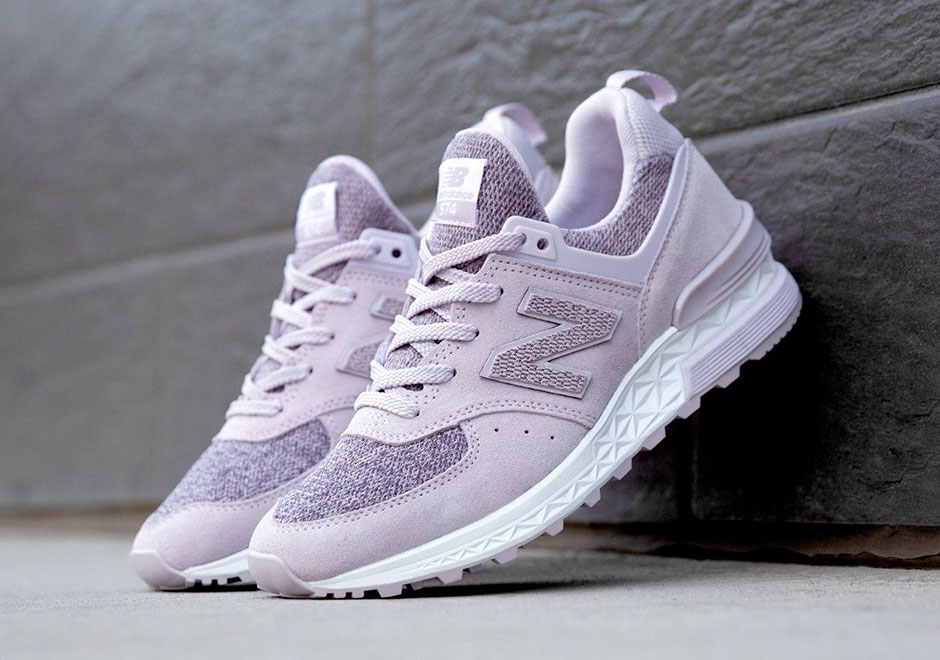 New Balance 574 Sport Suede Thistle 1