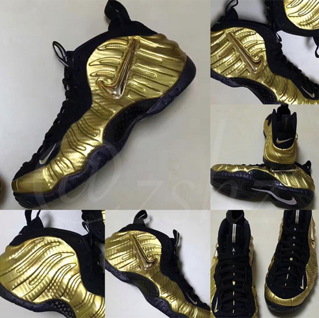 Nike Air Foamposite Pro Metallic Gold 2