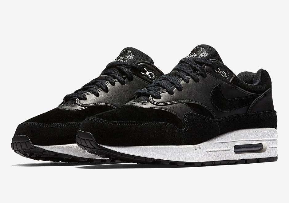 Nike Air Max 1 Premium Skulls Black Chrome 2