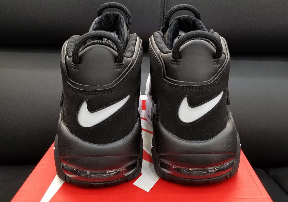 Nike Air More Uptempo Tri Color Black White Cool Grey 3