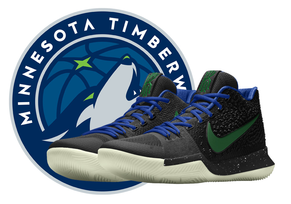 Nike Kyrie 3 Id Timberwolves 1