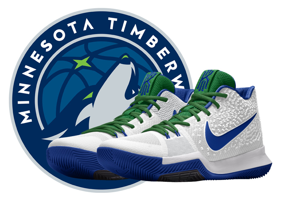 Nike Kyrie 3 Id Timberwolves 2