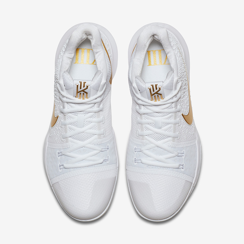 Nike Kyrie 3 White Gold Finals 4