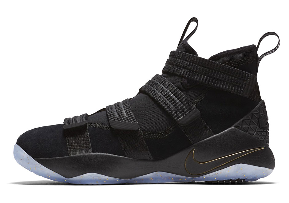 Nike Lebron Soldier 11 Sfg Black Gold 2