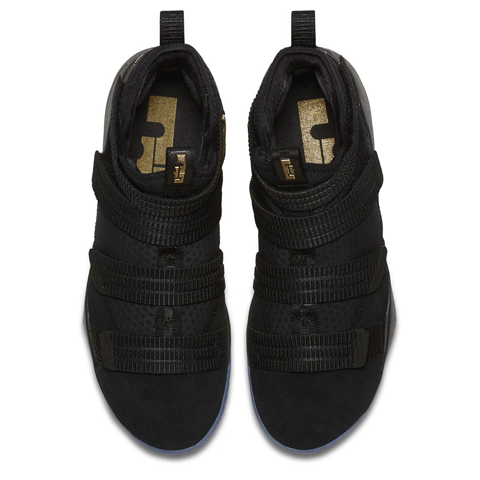 Nike Lebron Soldier 11 Sfg Black Gold 4