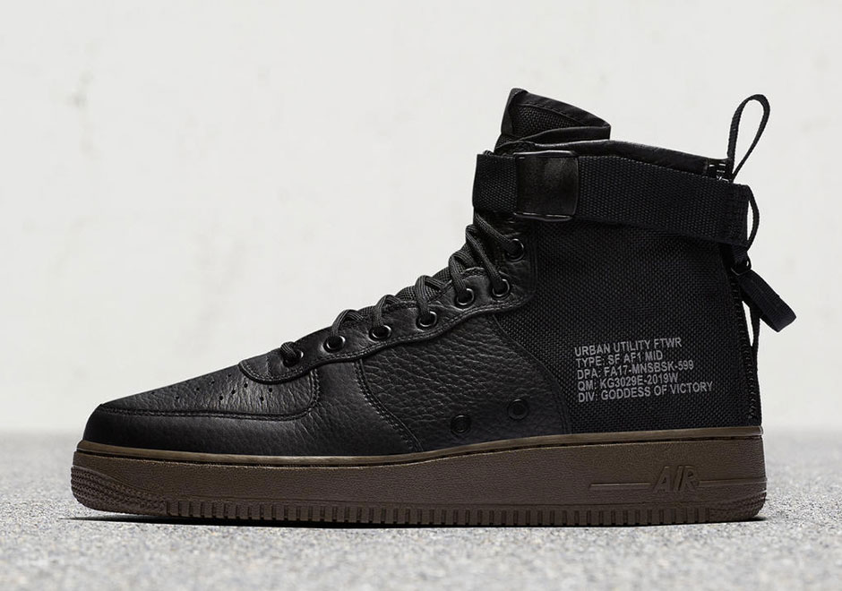 Nike Announces Release Info For The SF-AF1 Mid "Black/Brown"