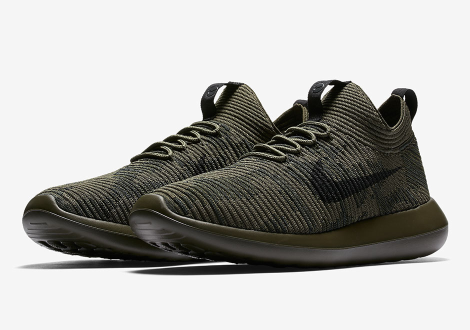 Nikelab Roshe Flyknit Two Camo Cargo Khaki 1