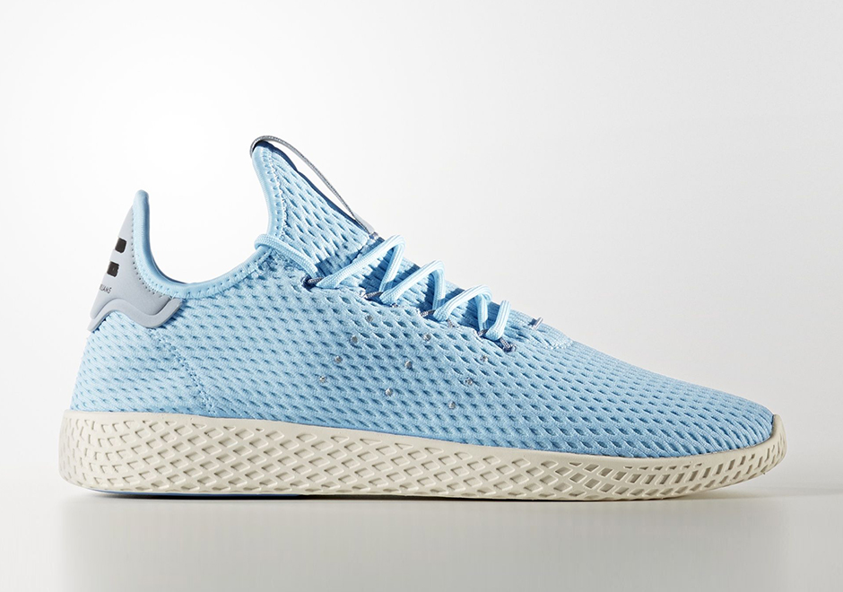 Pharrell Adidas Tennis Hu Light Blue Cp9764 01