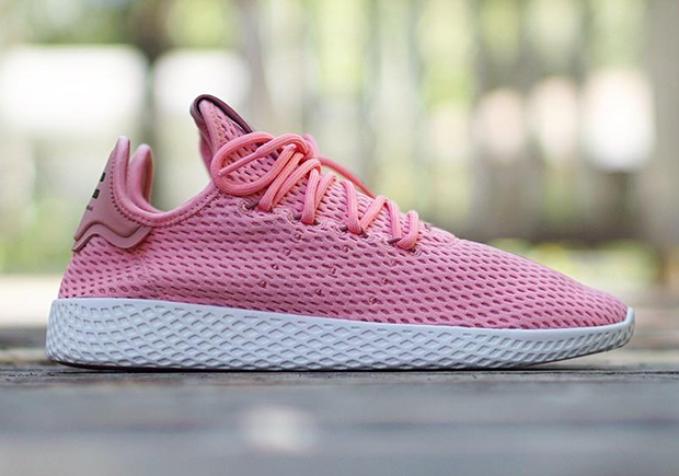 Pharrell's adidas Tennis Hu Releases In "Raw Pink"