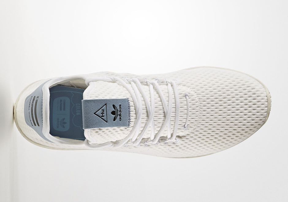 Pharrell Adidas Tennis Hu White Dark Grey By8718 04