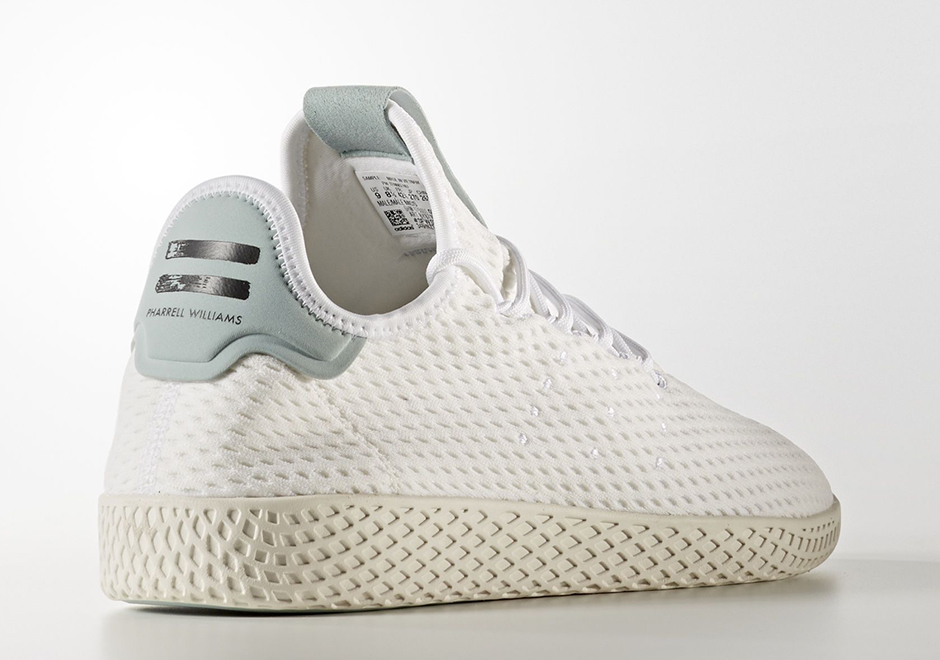 Pharrell Adidas Tennis Hu White Light Grey By8716 03