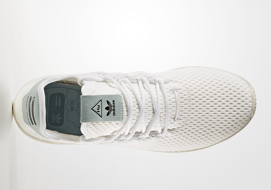 Pharrell Adidas Tennis Hu White Light Grey By8716 04