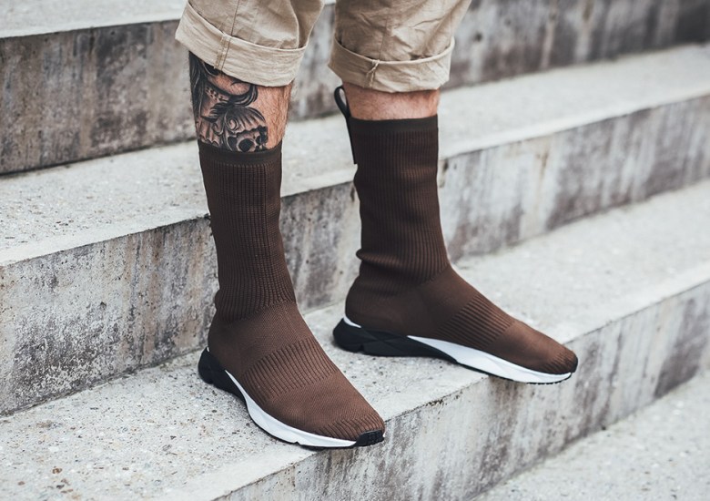 Reebok’s Unique Sock Runner Releases In Brown Ultraknit