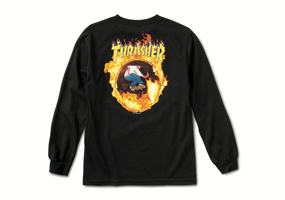 Thrasher Vans Fire Flames Logo Collab Footwear Apparel 11