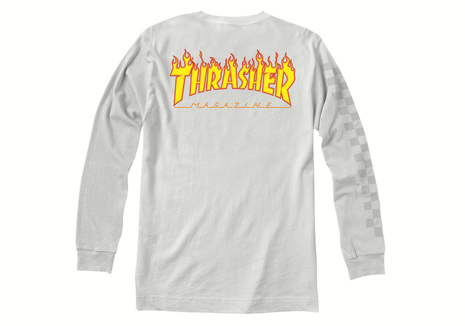 Thrasher Vans Fire Flames Logo Collab Footwear Apparel 14