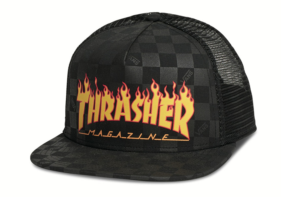 Thrasher Vans Fire Flames Logo Collab Footwear Apparel 18