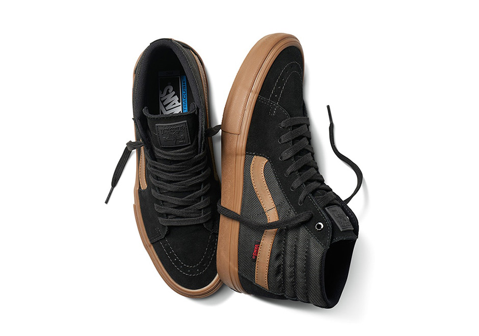 Thrasher Vans Fire Flames Logo Collab Footwear Apparel 7