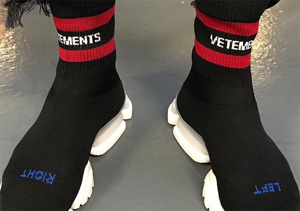 Vetements Reebok Sock Runner Ultraknit